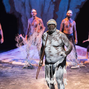 Djakapurra Munyarryun and dancers. Photo: Jhuny-Boy Borja.